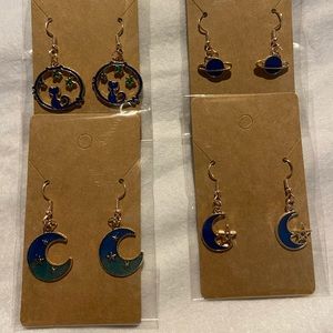 Space earrings